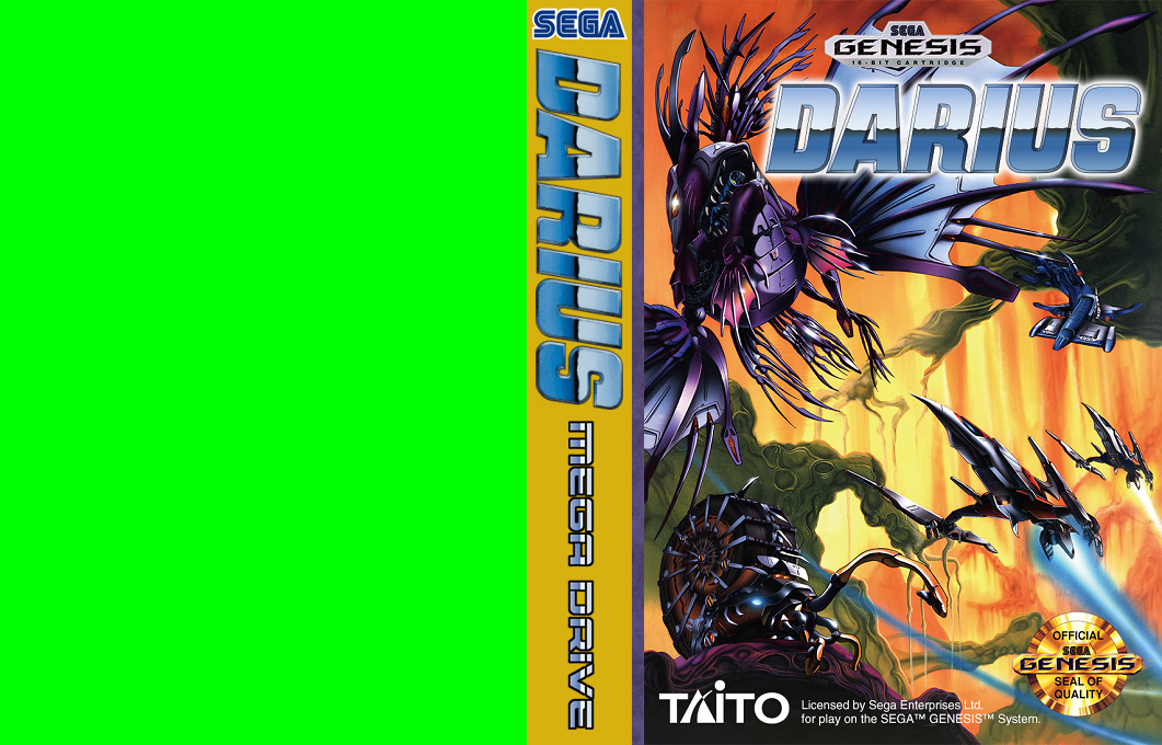 Darius [WOR] segaMD 2019 Box Art