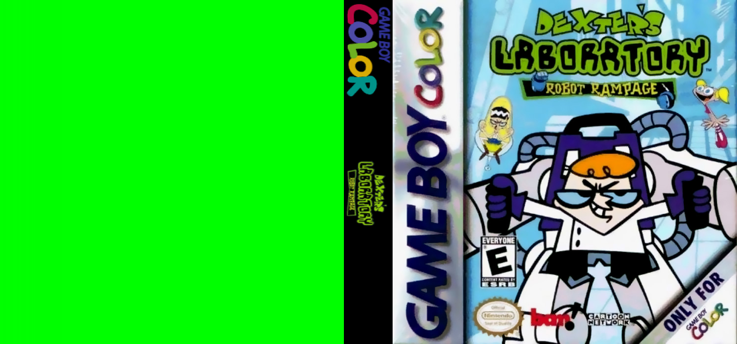 Dexter’s Laboratory : Robot Rampage [US,EU] gbc 2000 Box Art