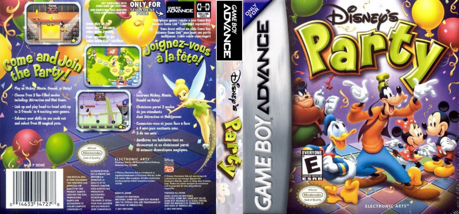Disney’s Party [US,EU] gba 2004 Box Art