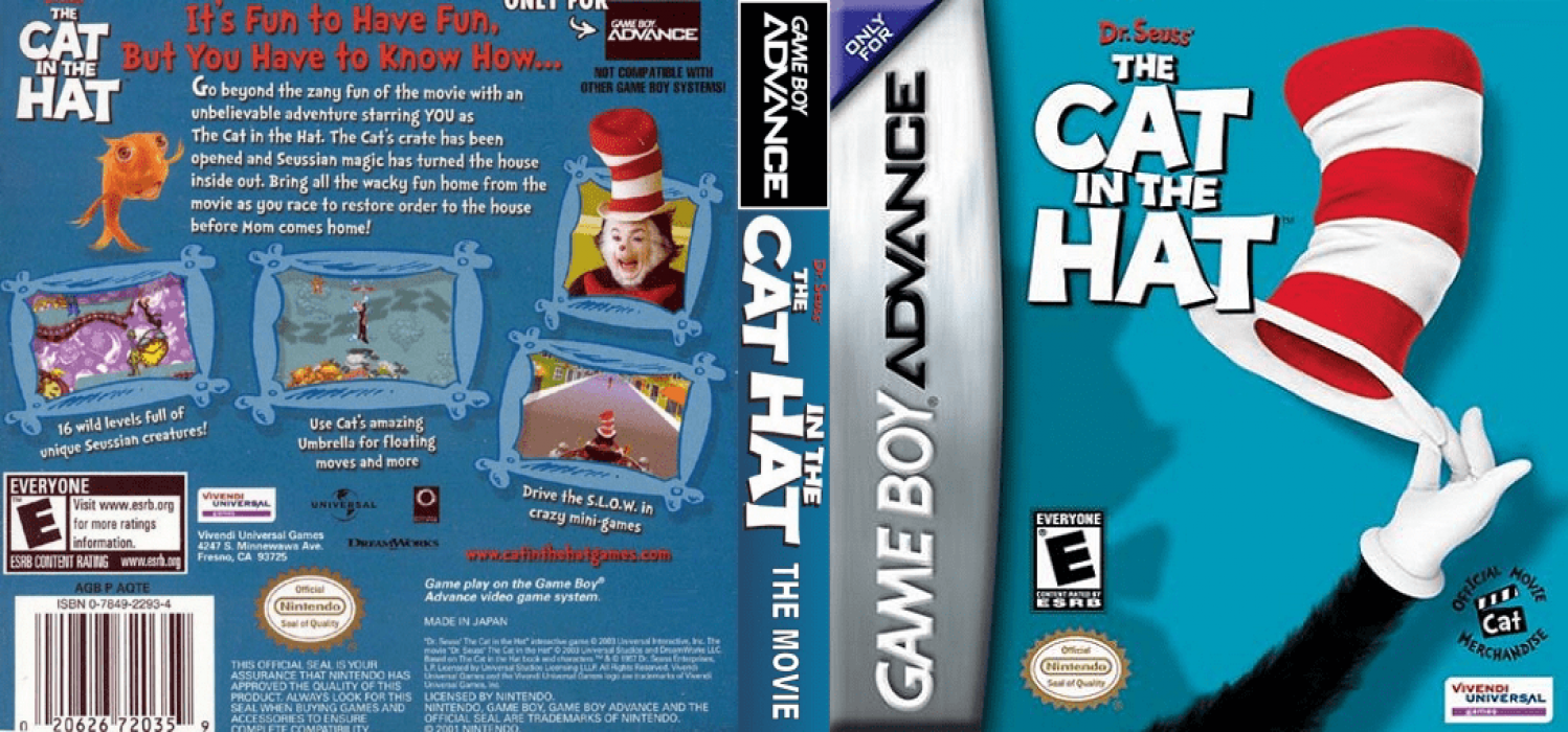 Dr. Seuss’ : The Cat in the Hat [US] gba 2003 Box Art