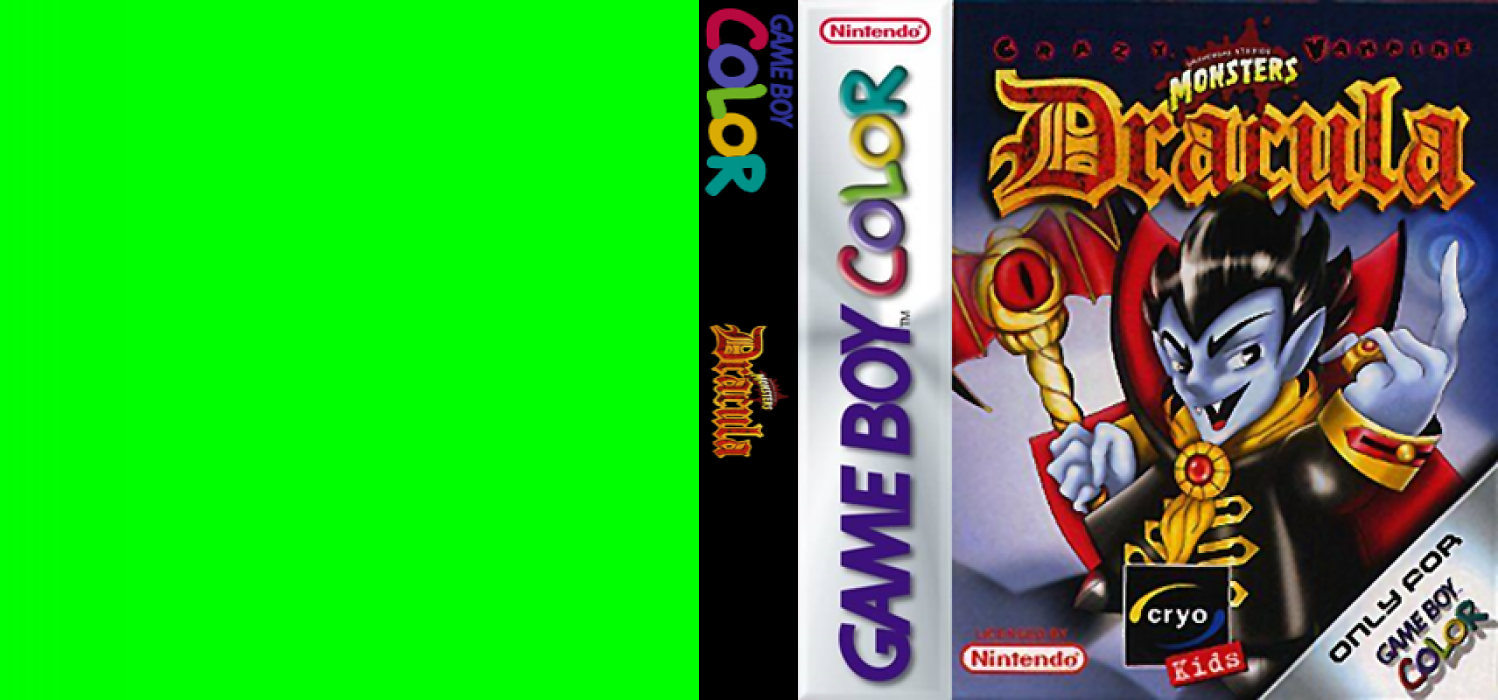 Dracula : Crazy Vampire [US] gbc 2001 Box Art