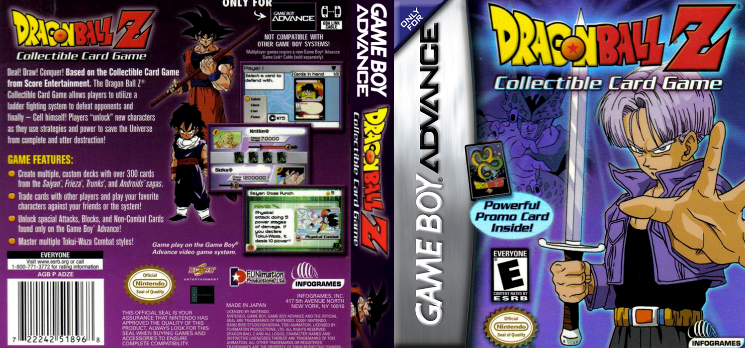 Dragon Ball Z : Collectible Card Game [US] gba 2002 Box Art