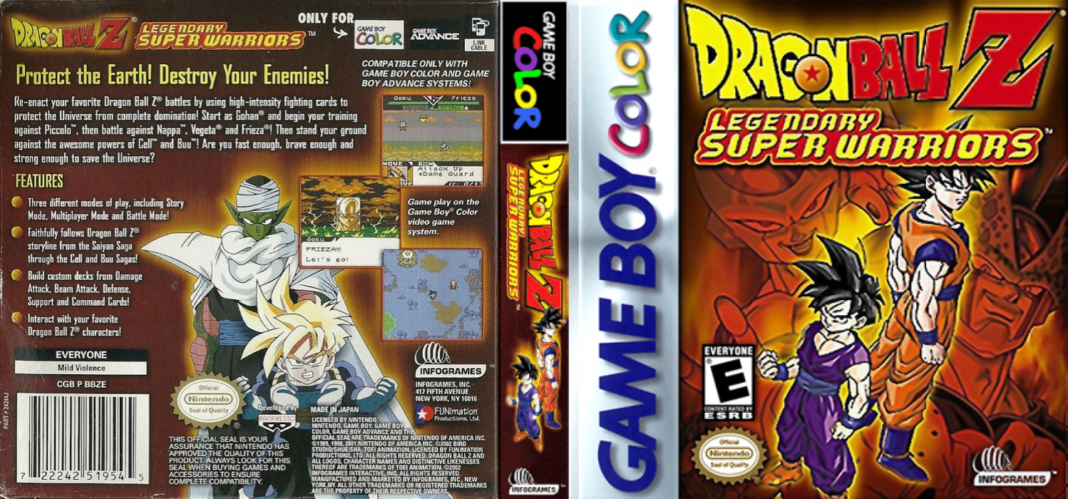 Dragon Ball Z : Legendary Super Warriors [US] gbc 2002 Box Art