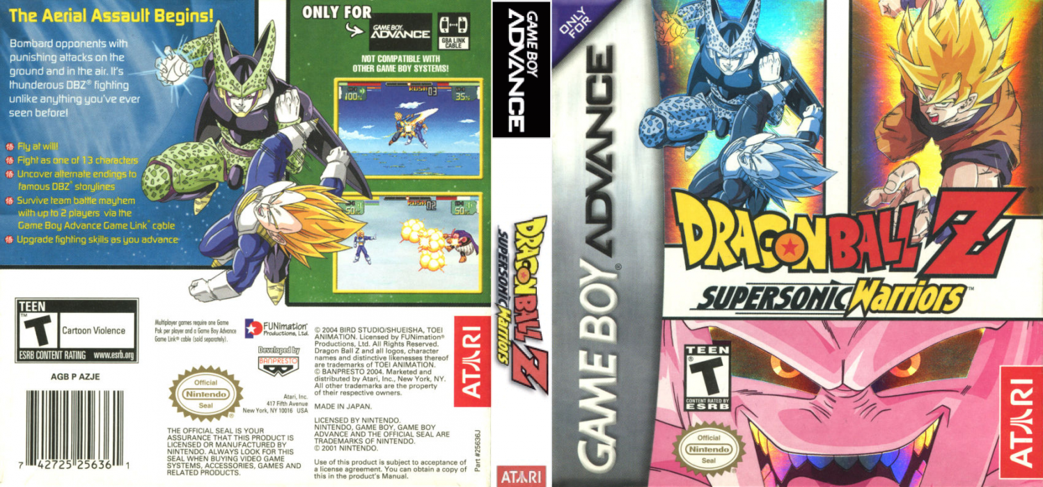 Dragon Ball Z : Supersonic Warriors [US] gba 2004 Box Art