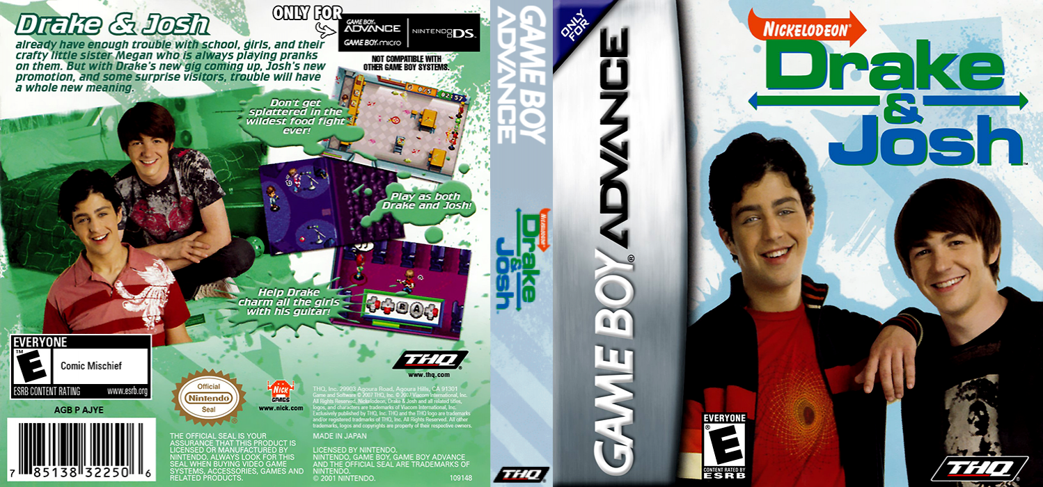 Drake & Josh [US] gba 2007 Box Art