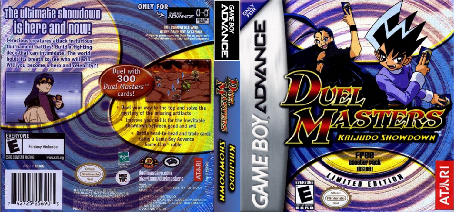 Duel Masters : Kaijudo Showdown [US] gba 2004 Box Art