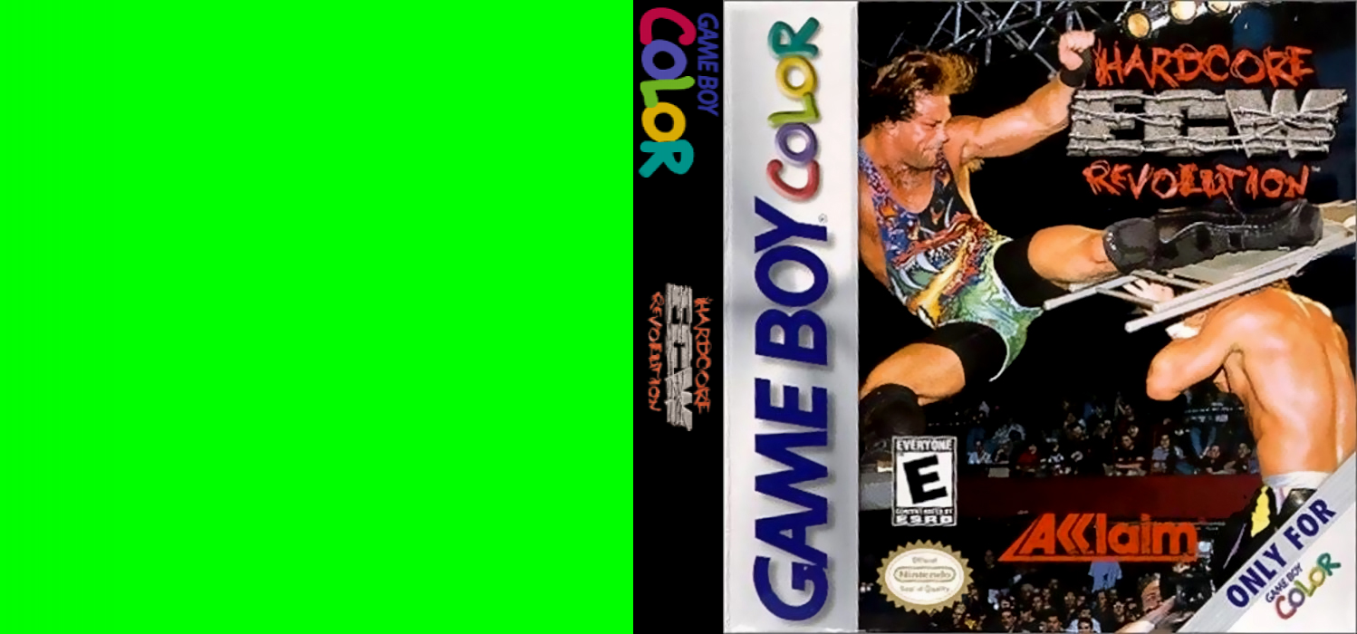 ECW Hardcore Revolution [US,EU] gbc 2000 Box Art