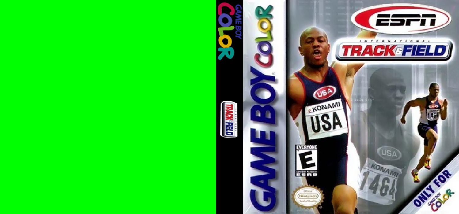 ESPN International Track & Field [US] gbc 2000 Box Art