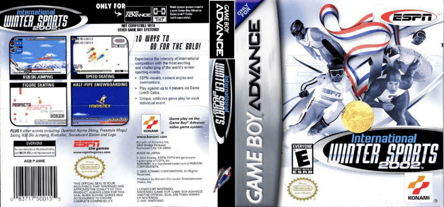 ESPN International Winter Sports 2002 [US] gba 2002 Box Art