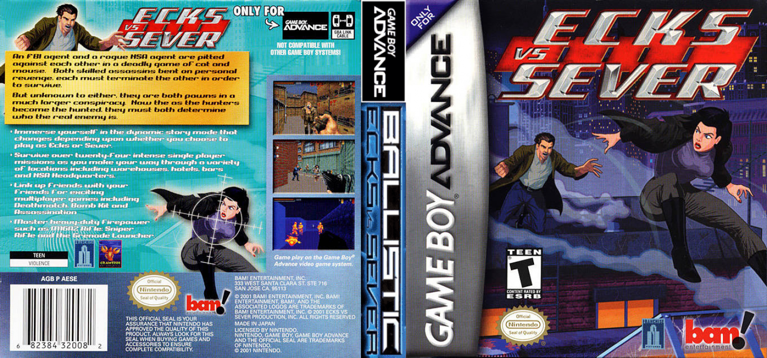 Ecks vs. Sever [US] gba 2001 Box Art