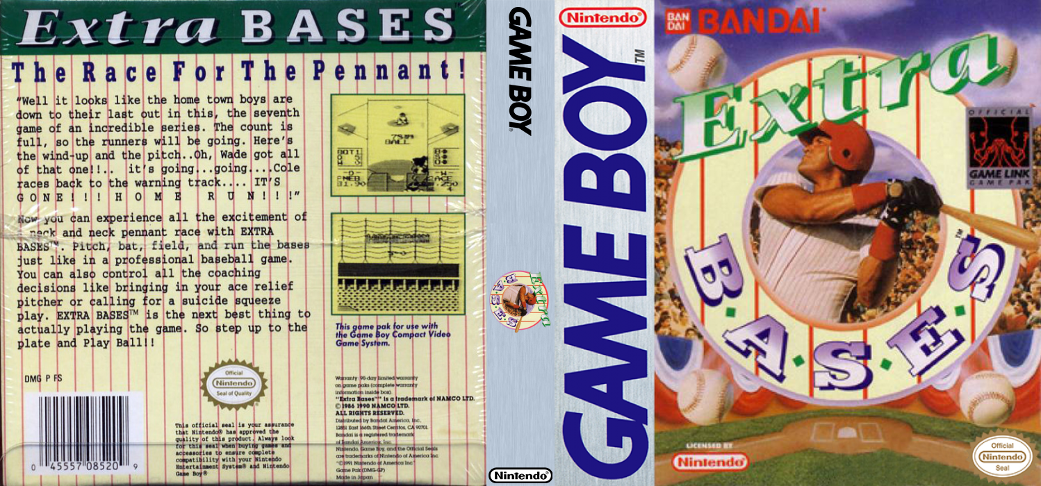Extra Bases! [US] gb 1991 Box Art