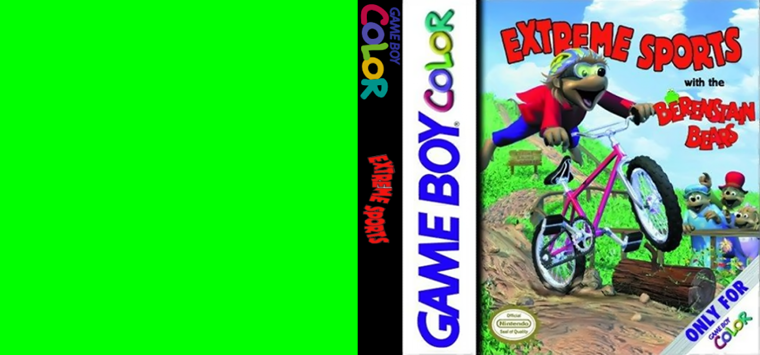 Extreme Sports with the Berenstain Bears [US,EU] gbc 2000 Box Art