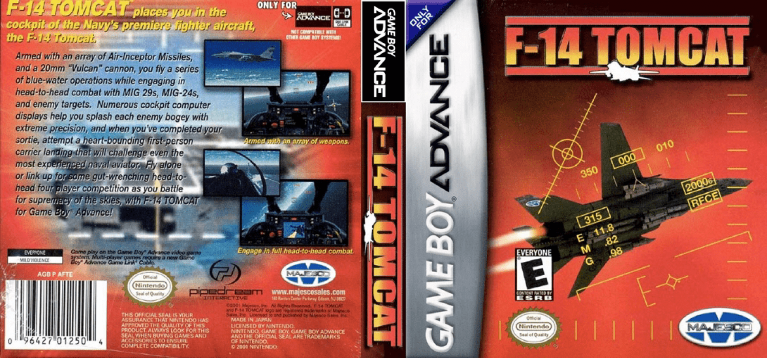 F-14 Tomcat [US,EU] gba 2001 Box Art