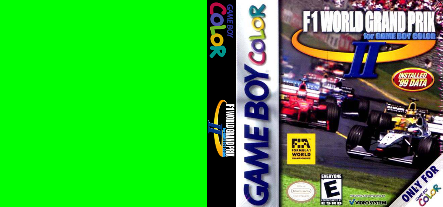 F1 World Grand Prix II for Game Boy Color [US] gbc 2000 Box Art