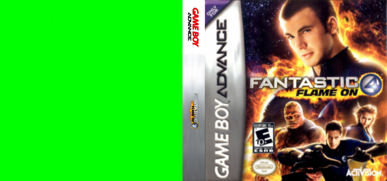 Fantastic 4: Flame On [US] gba 2005 Box Art