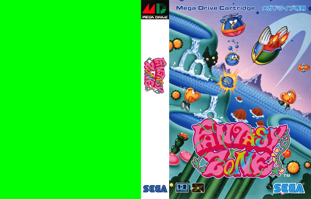 Fantasy Zone [WOR] segaMD Unknown Year Box Art