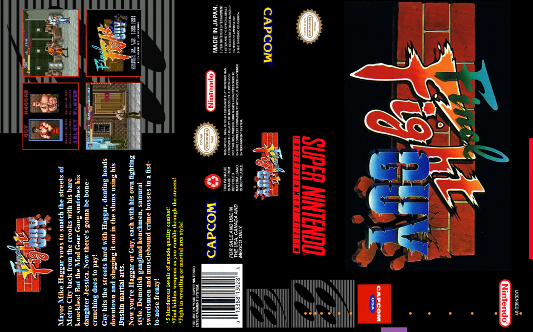 Final Fight Guy [US] snes 1994 Box Art