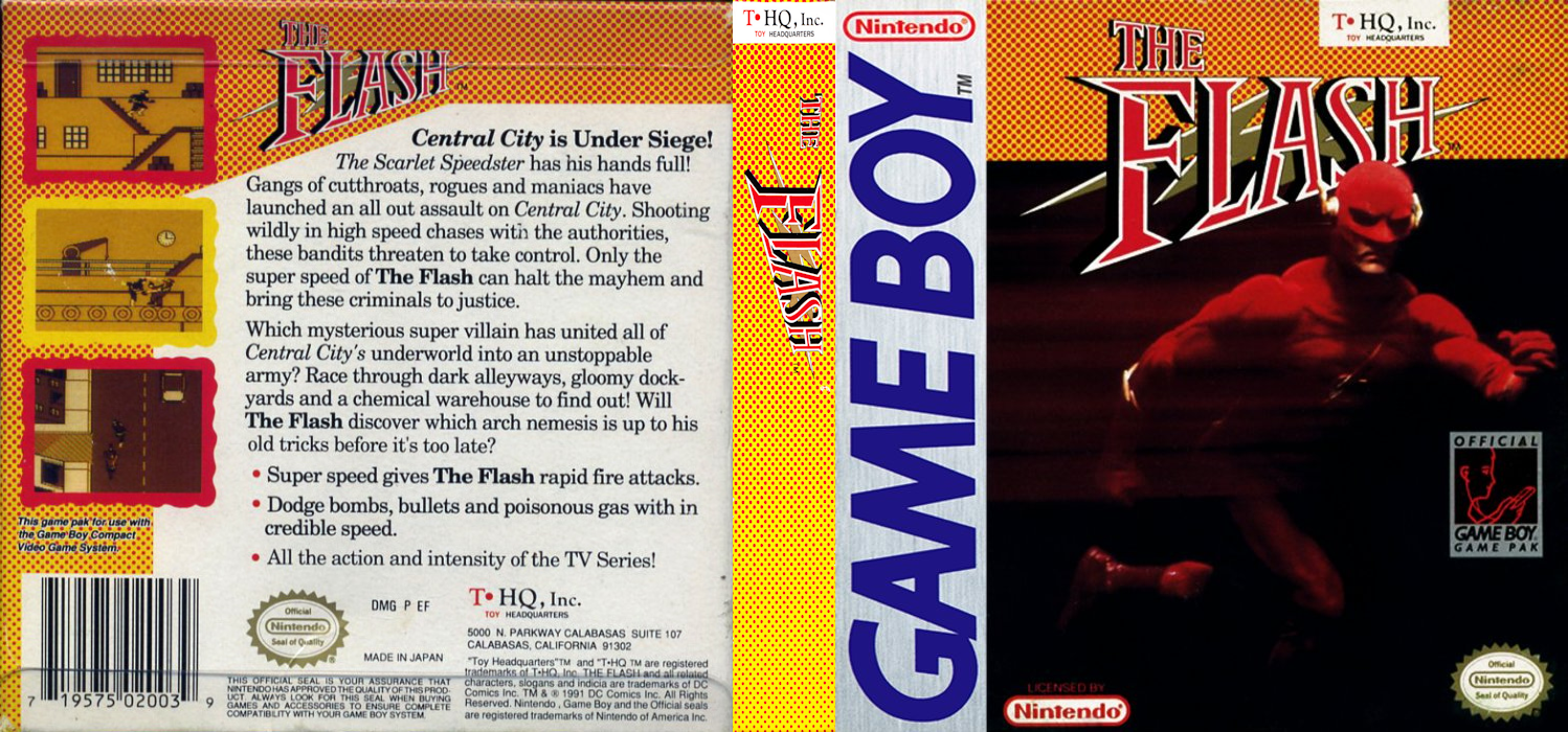 The Flash [US,EU] gb 1992 Box Art