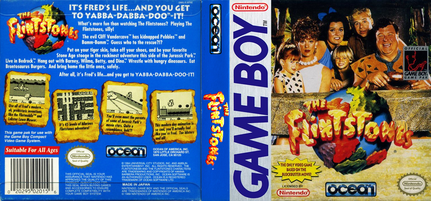 The Flintstones [US,EU] gb 1994 Box Art