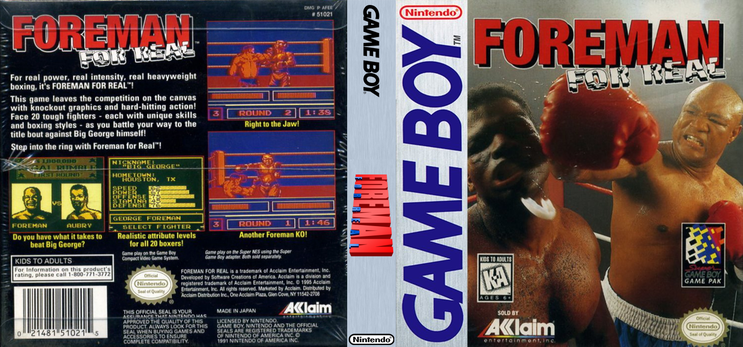 Foreman for Real [US,EU] gb 1995 Box Art