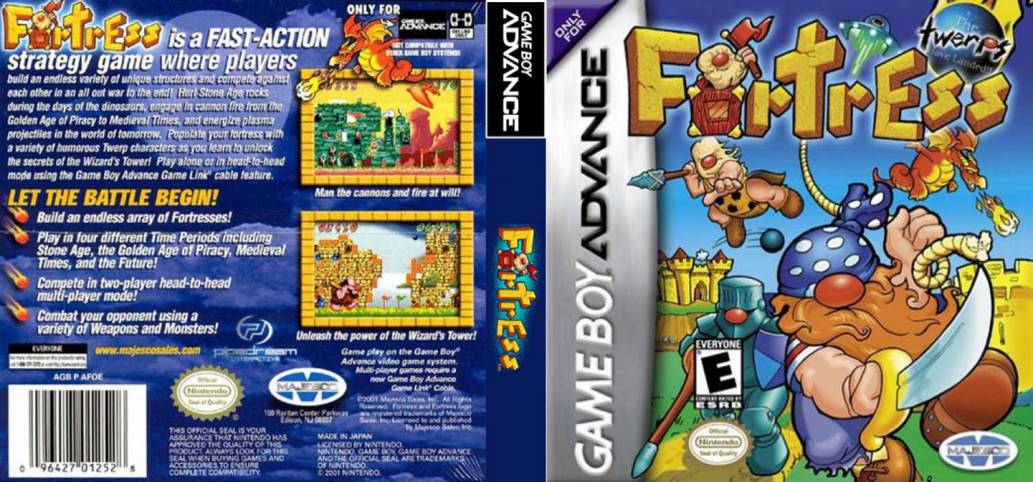 Fortress [US,EU] gba 2001 Box Art