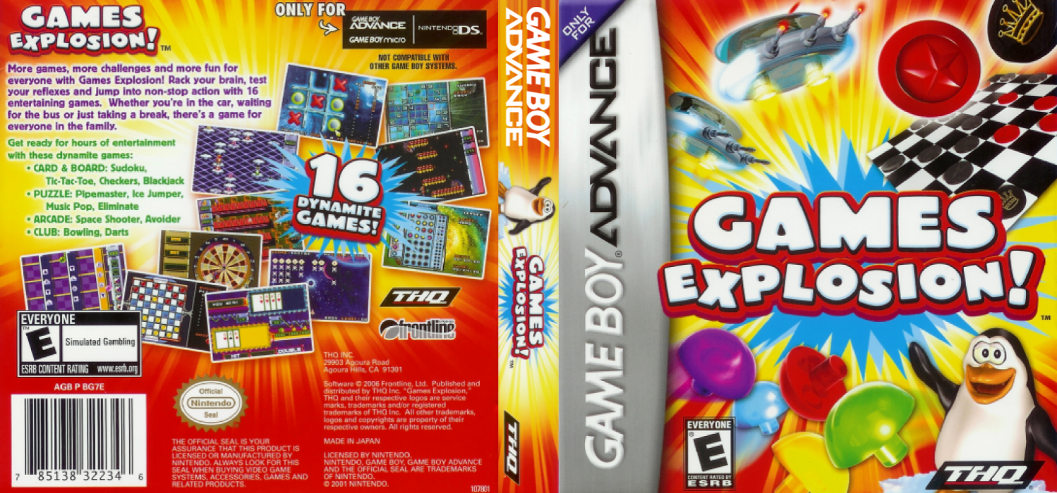 Games Explosion! [US] gba 2006 Box Art
