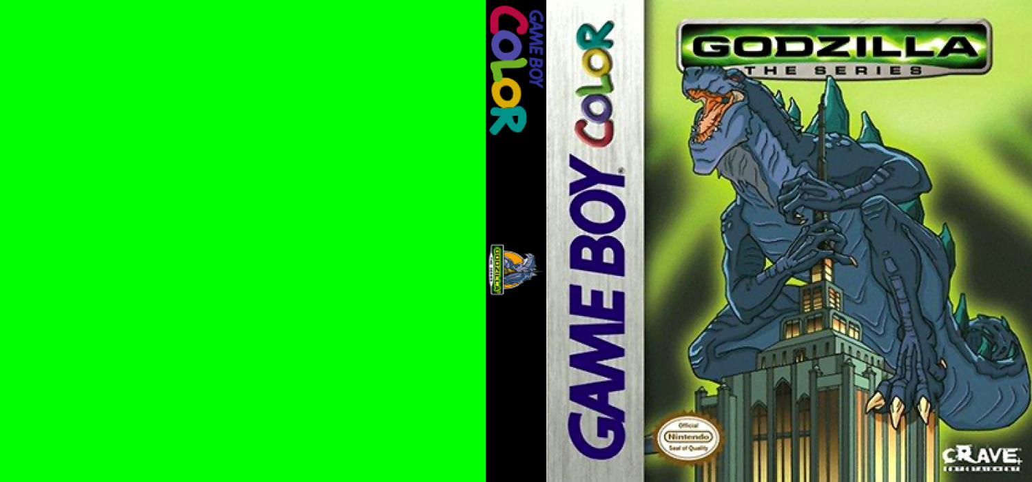 Godzilla: The Series [US] gbc 1999 Box Art