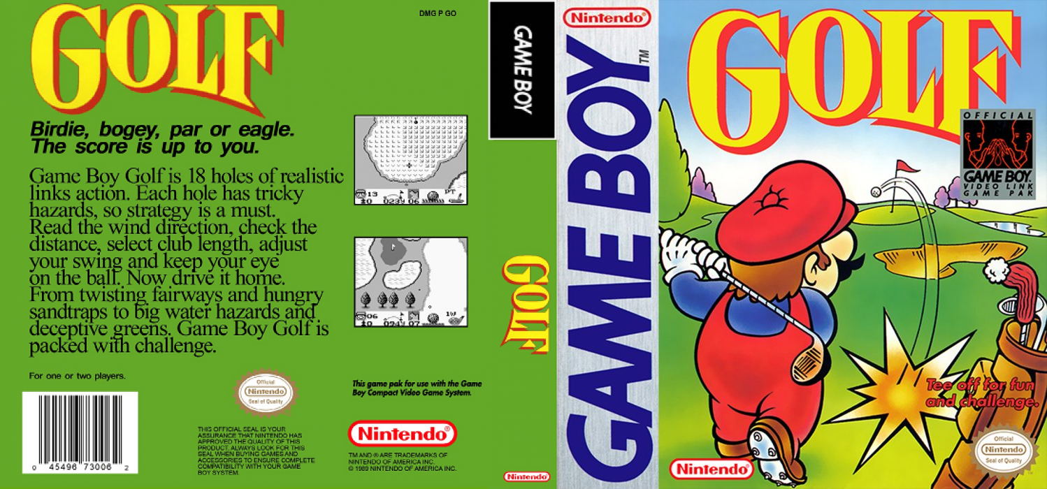 Golf [WOR] gb 1989 Box Art