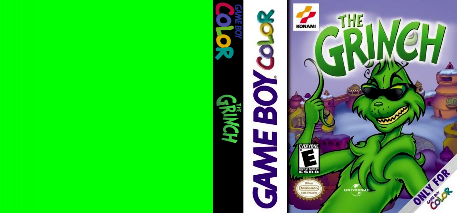 The Grinch [US] gbc 2000 Box Art