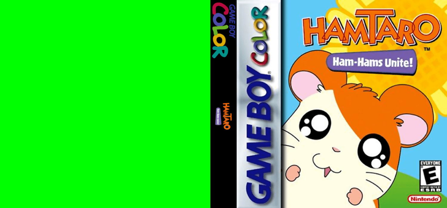 Hamtaro : Ham-Hams Unite! [US] gbc 2002 Box Art