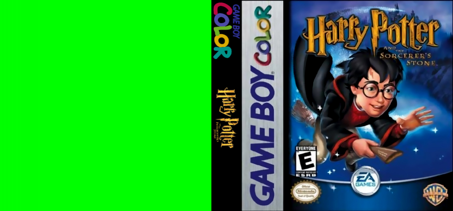 Harry Potter to Kenja no Ishi [US,EU] gbc 2001 Box Art