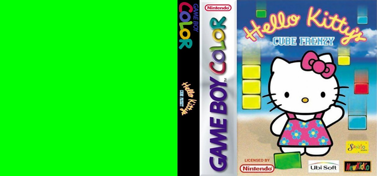 Hello Kitty’s Cube Frenzy [US] gbc 1999 Box Art