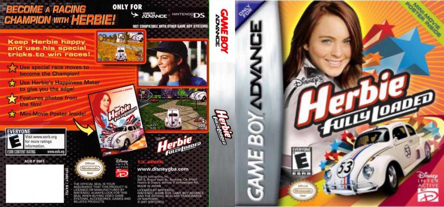 Herbie : Fully Loaded [US] gba 2005 Box Art