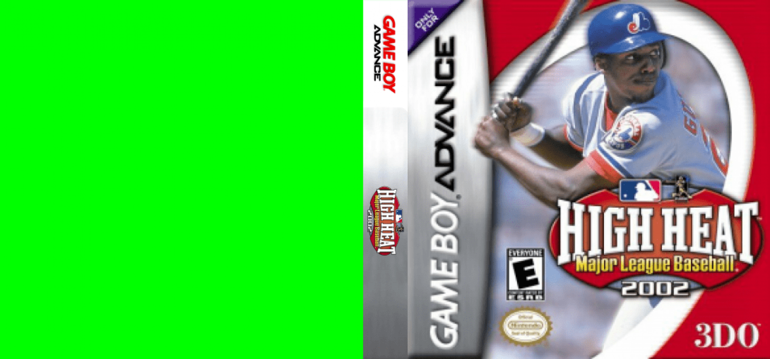 High Heat Major League Baseball 2002 [US,EU] gba 2001 Box Art