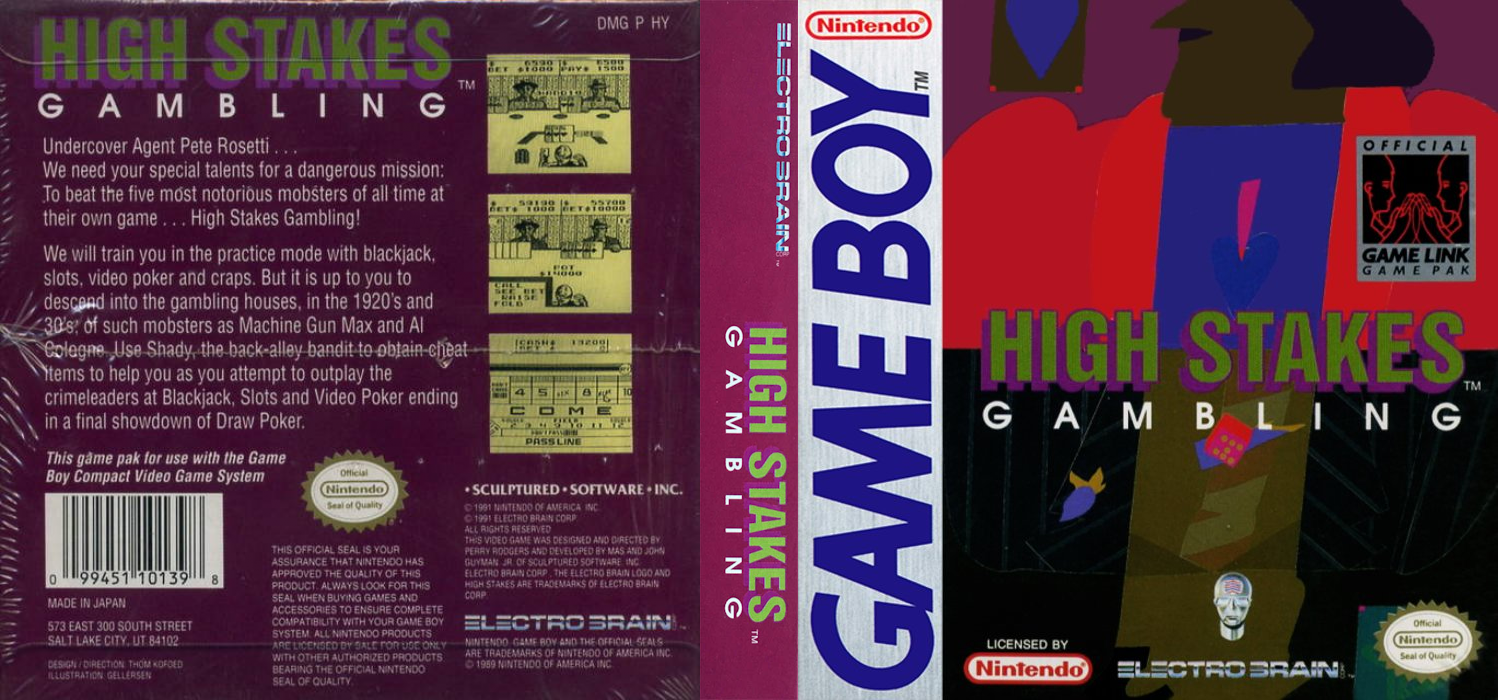 High Stakes Gambling [US] gb 1992 Box Art