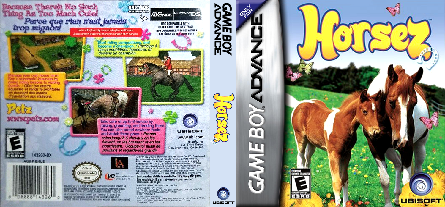 Horsez [US] gba 2007 Box Art