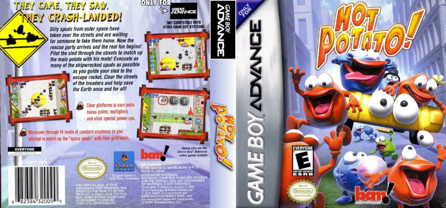 Hot Potato! [US] gba 2001 Box Art