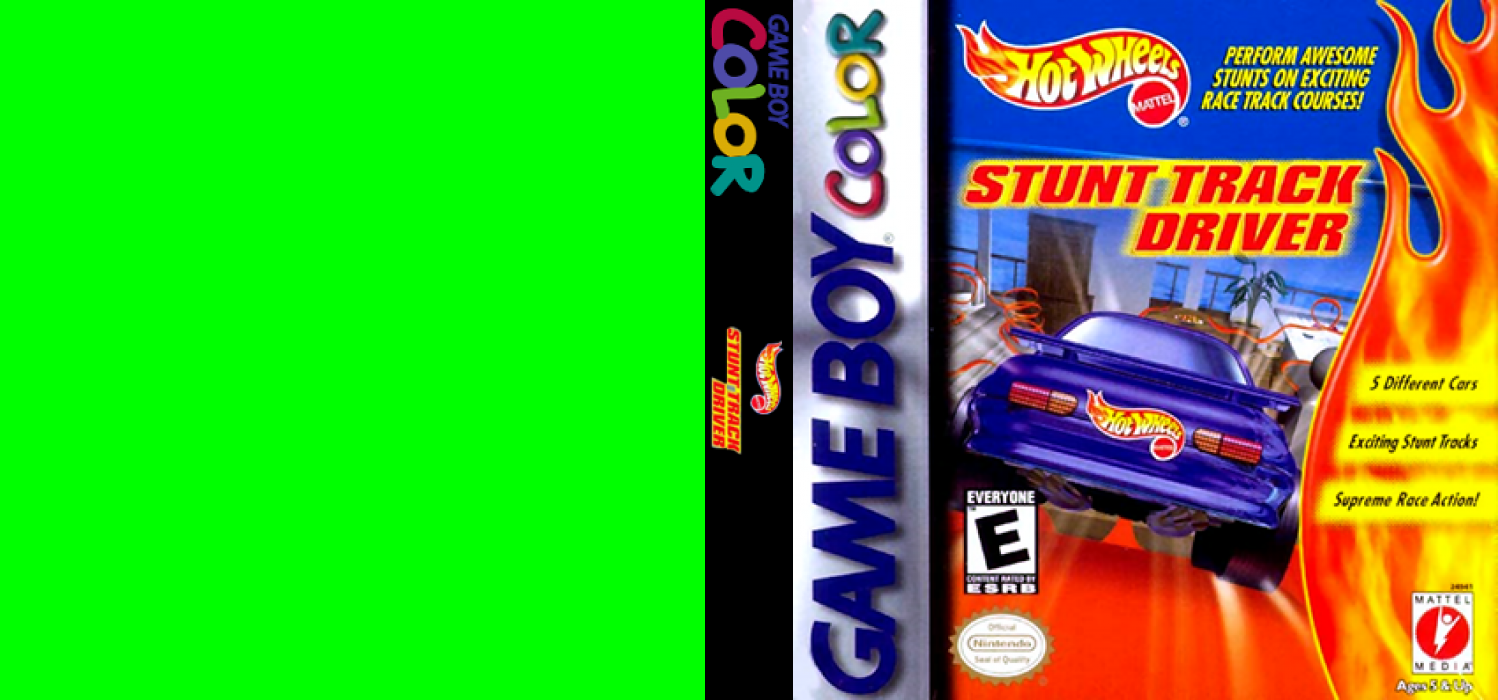 Hot Wheels: Stunt Track Driver [US,EU] gbc 2000 Box Art