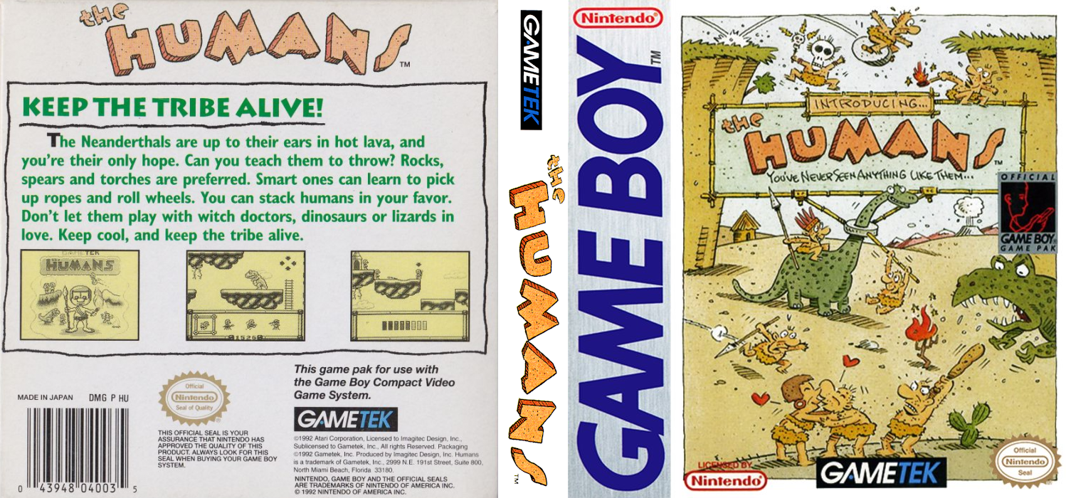 The Humans [US] gb 1992 Box Art