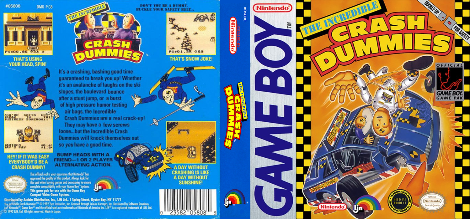 The Incredible Crash Dummies [US,EU] gb 1992 Box Art