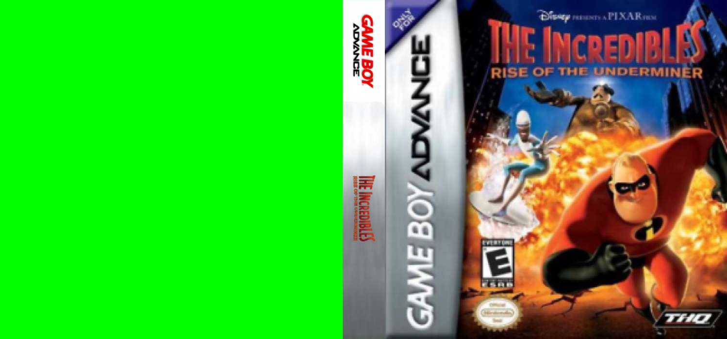 The Incredibles: Rise of the Underminer [US,EU] gba 2005 Box Art