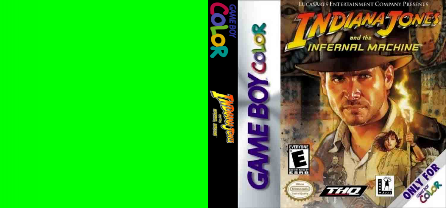 Indiana Jones and the Infernal Machine [US,EU] gbc 2001 Box Art
