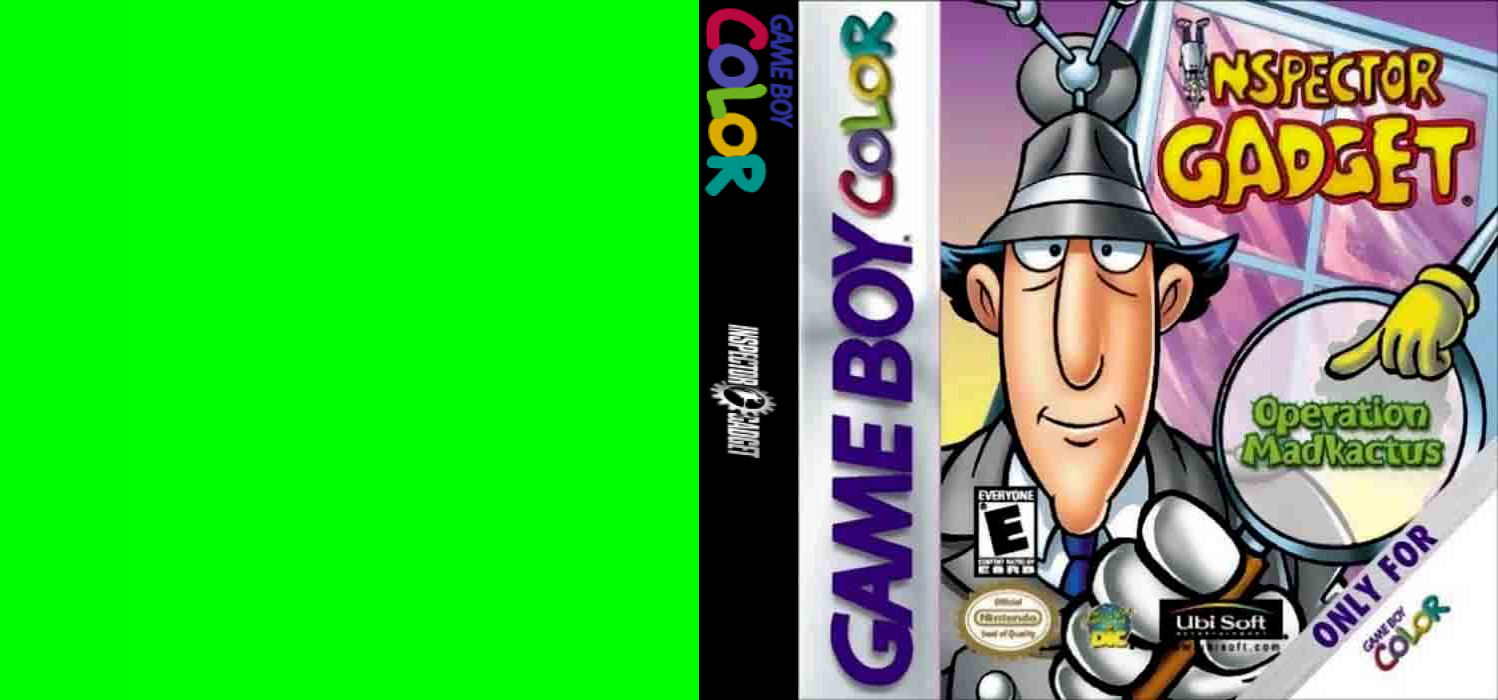 Inspector Gadget: Operation Madkactus [US] gbc 2000 Box Art