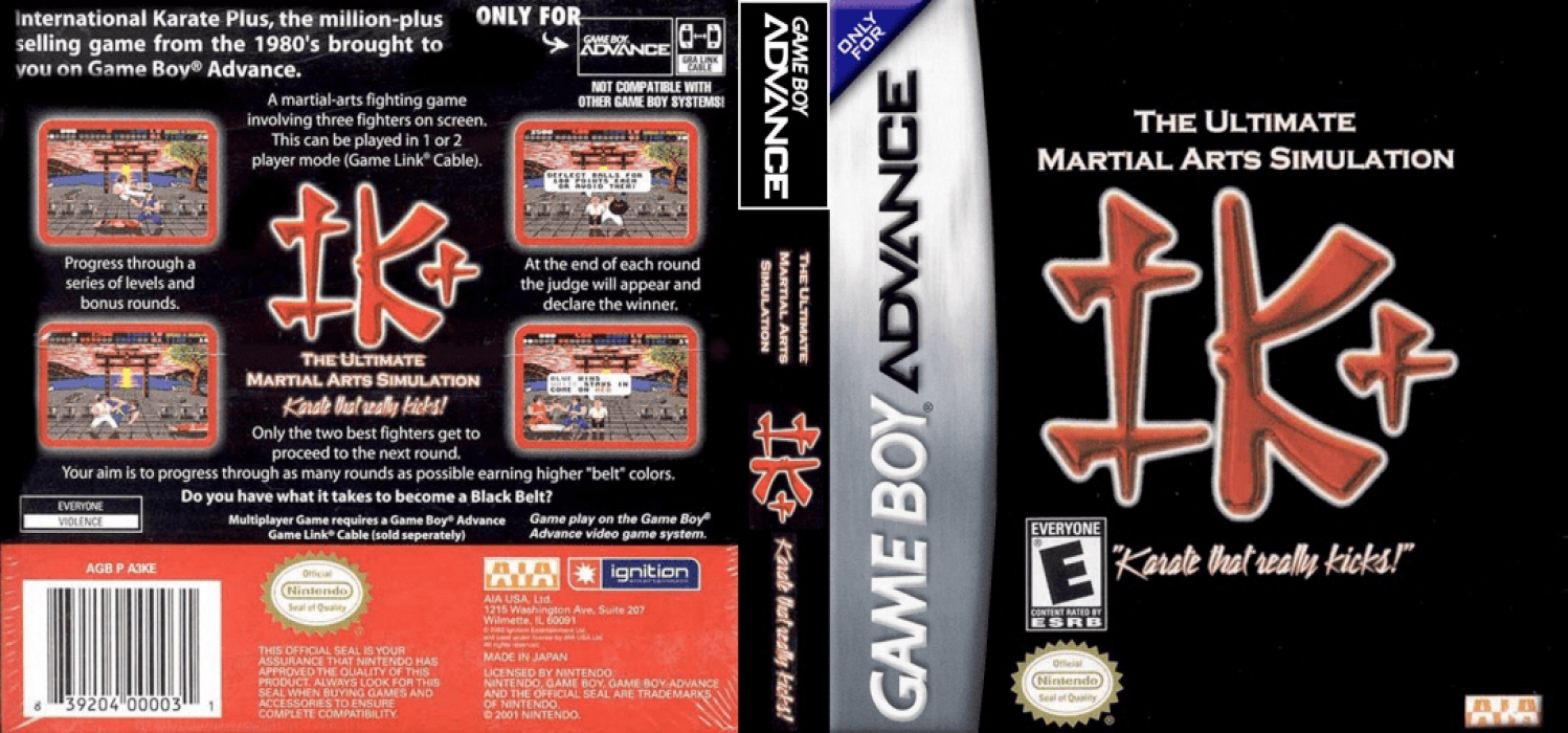 International Karate Plus [US] gba 2003 Box Art