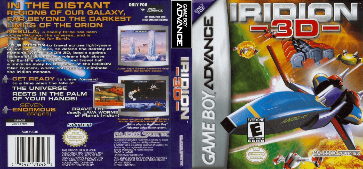 Iridion 3D [US,EU] gba 2001 Box Art