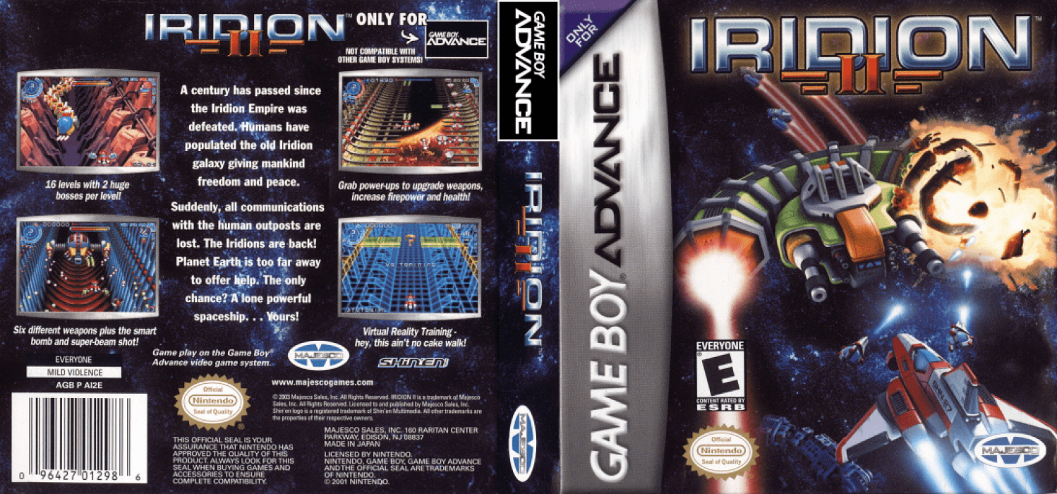 Iridion II [US] gba 2003 Box Art