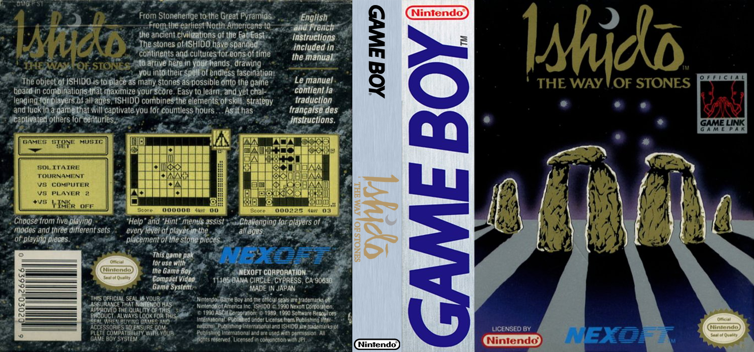 Ishido : The Way of Stones [US] gb 1990 Box Art
