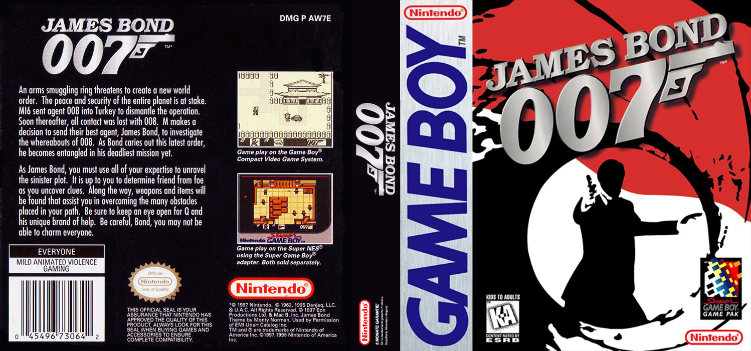 James Bond 007 [US,EU] gb 1998 Box Art