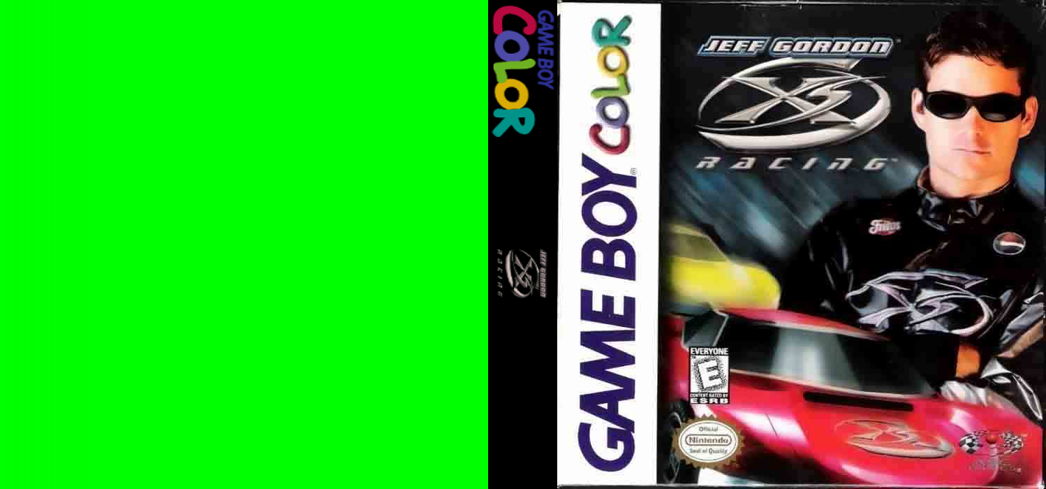Jeff Gordon XS Racing [US] gbc 1999 Box Art