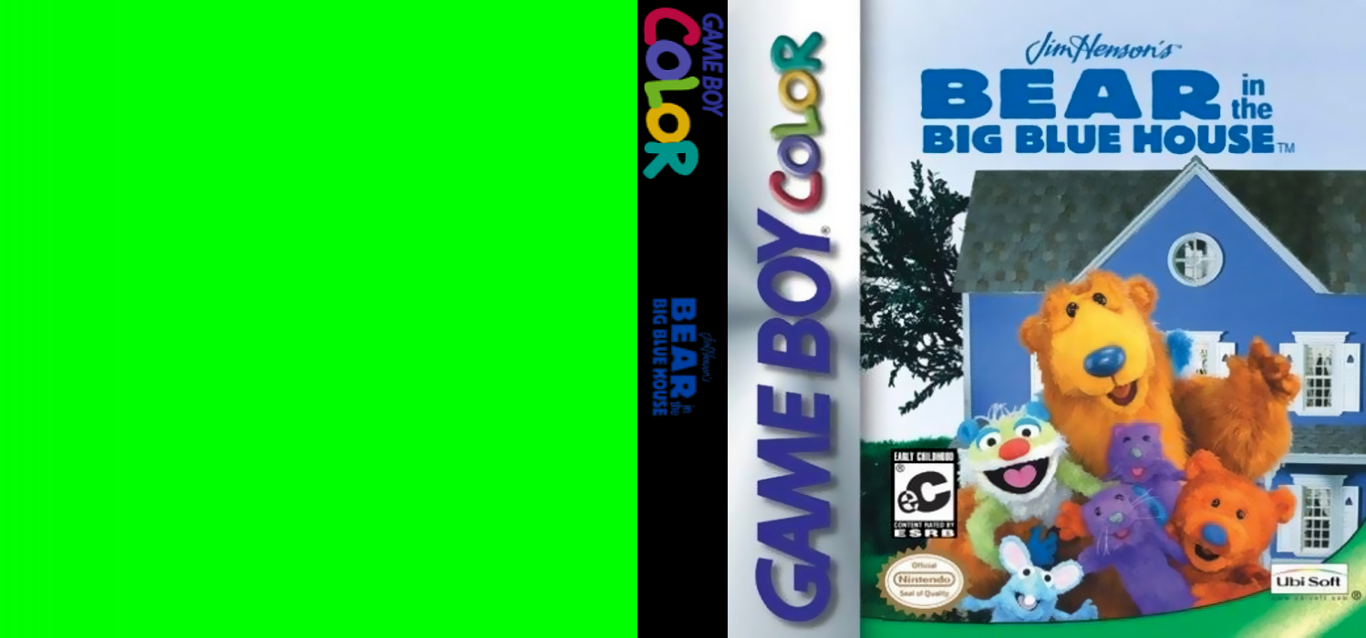 Bear in the Big Blue House [US] gbc 2002 Box Art